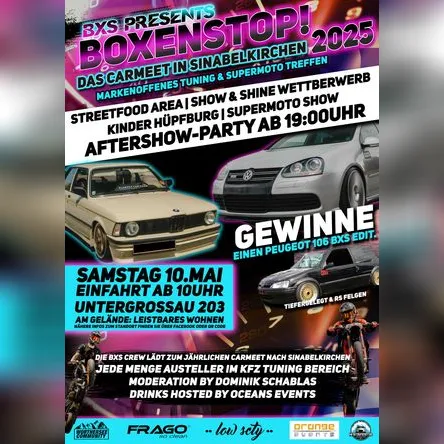 Boxenstop 2025 – Das Carmeet in Sinabelkrichen